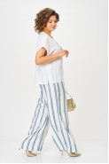 Michel chic 1431 белый, голубая полоска