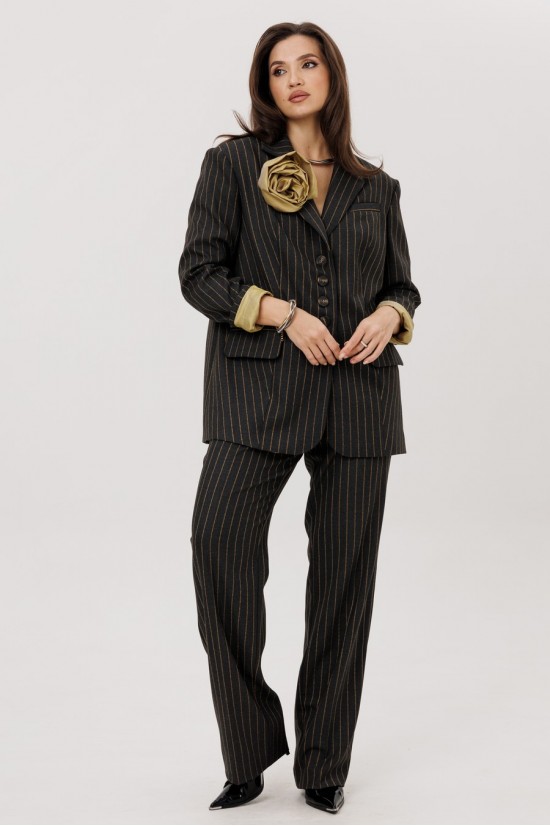 MisLana 1249 полоска горчица