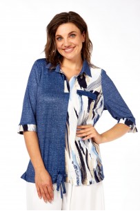 ABBI style 4060 сине-бежевый ABBI style 4060 сине-бежевый