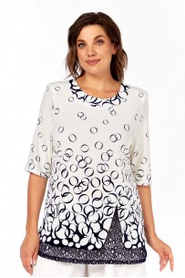 ABBI style 4062 белый с т.синим ABBI style 4062 белый с т.синим