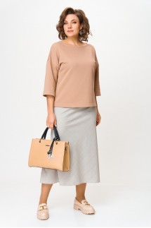 Anastasia 1265 кофейный/клетка