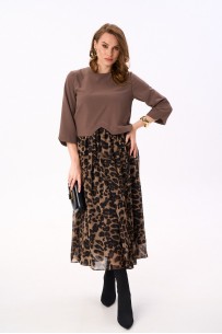 NIKVA 740-17 мокка и шоколад-леопард NIKVA 740-17 мокка и шоколад-леопард