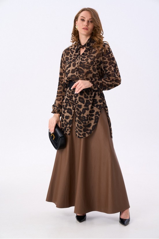 NIKVA 815-4 шоколад-леопард