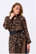 NIKVA 815-4 шоколад-леопард