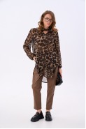 NIKVA 818-2 шоколад-леопард