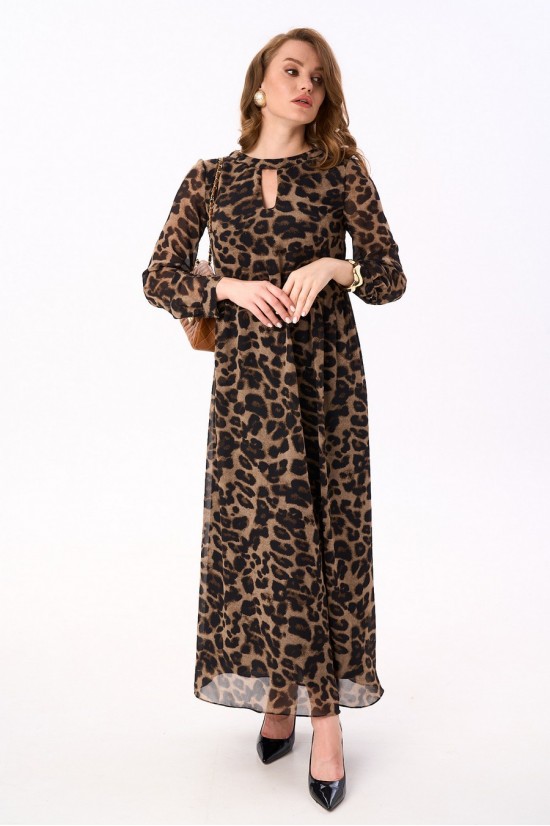 NIKVA 801-6 шоколад-леопард