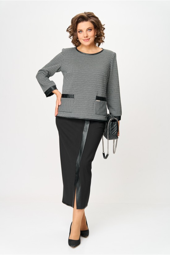 Michel chic 1394 серый принт