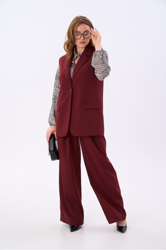 NIKVA 970-3 бургунди