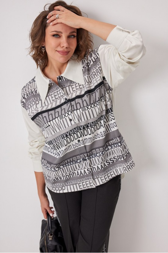 BegiModa 4136 сливочно-серый