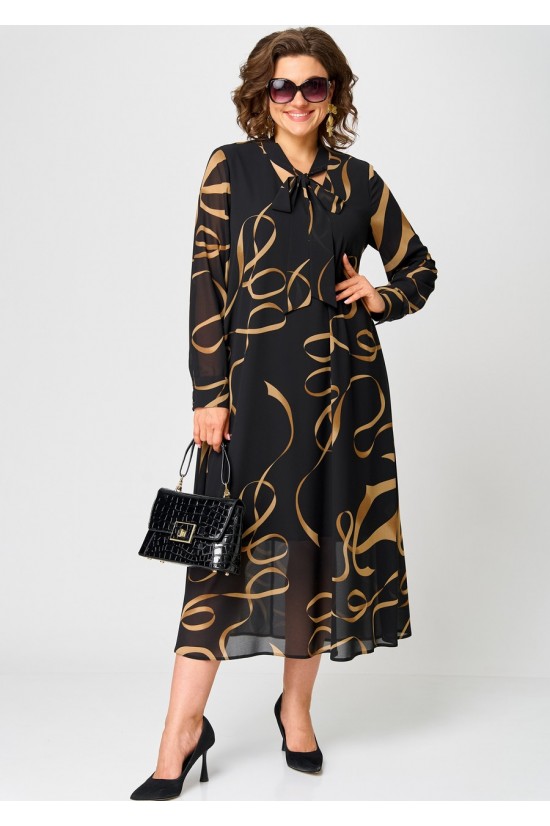 EVA GRANT 7293 черный с принтом