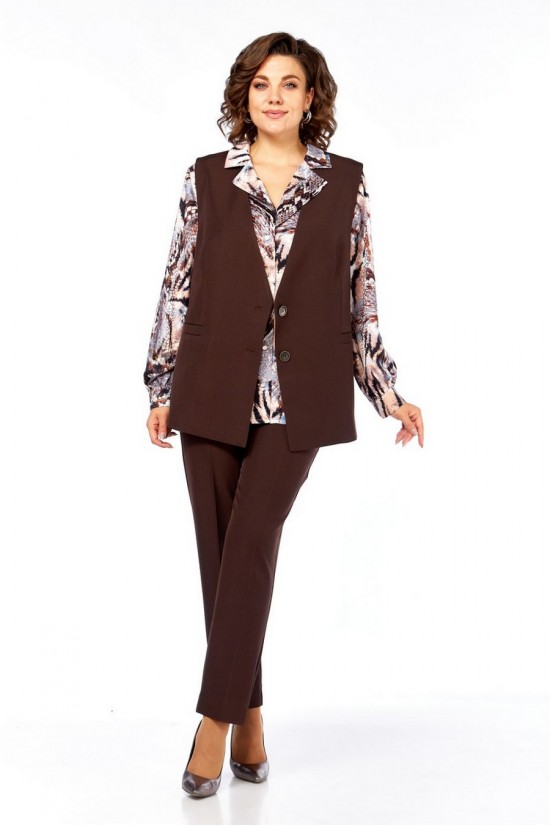 Милора-стиль 1375 шоколад+абстракция