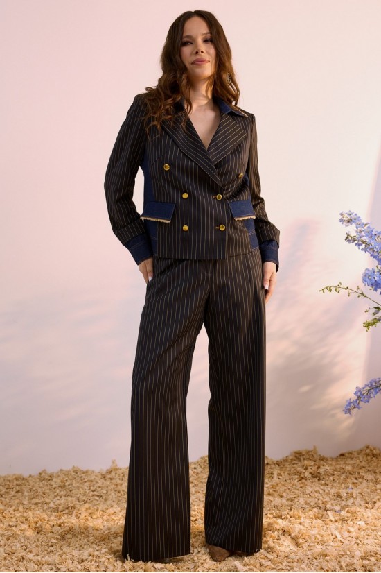 Магия моды 2621 т.синий в полоску