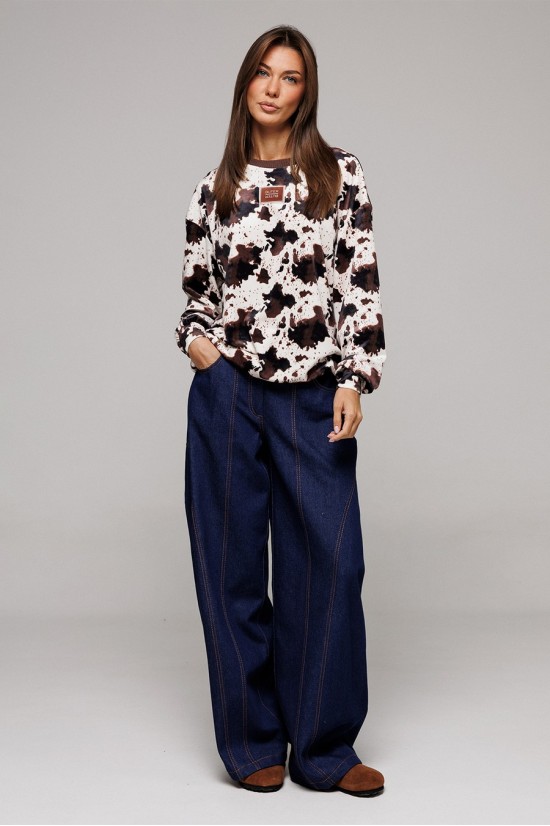 BUTER 3177 коричнево-белый