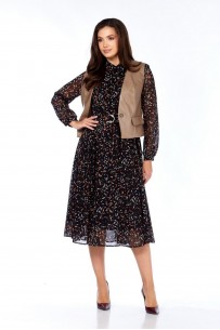 Милора-стиль 1380 черный+капучино