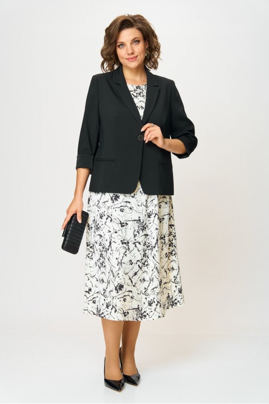 Карина Делюкс 1385 черно-белый