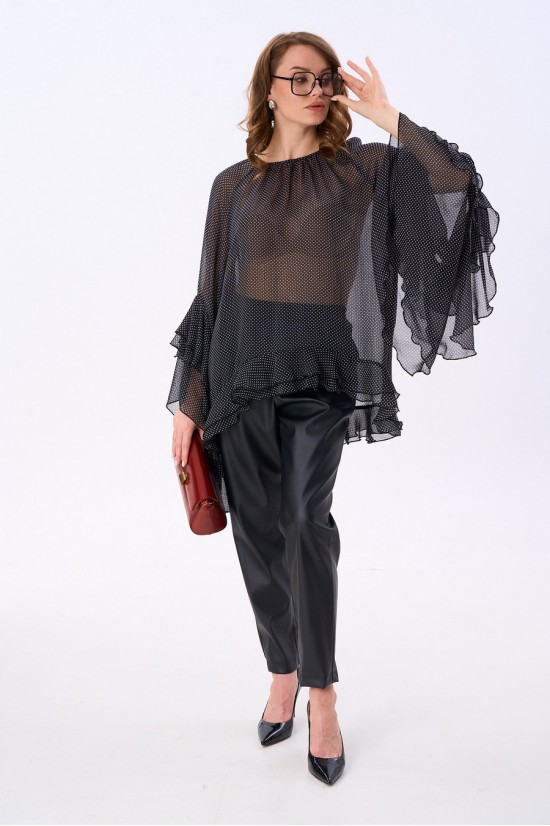 NIKVA 999-1 чёрный в горох