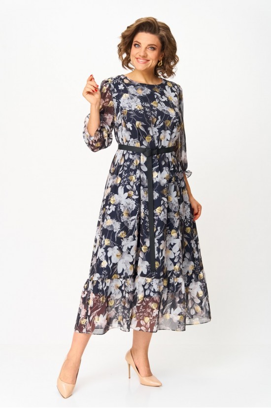 Moda Versal 2483 т.синий-цветы