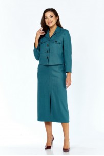 Милора-стиль 1382 бирюза /гусь-лапка Милора-стиль 1382 бирюза /гусь-лапка