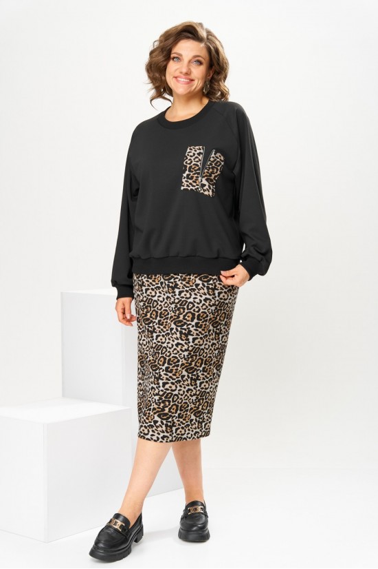 Romanovich Style 2-2845 чёрный/леопард