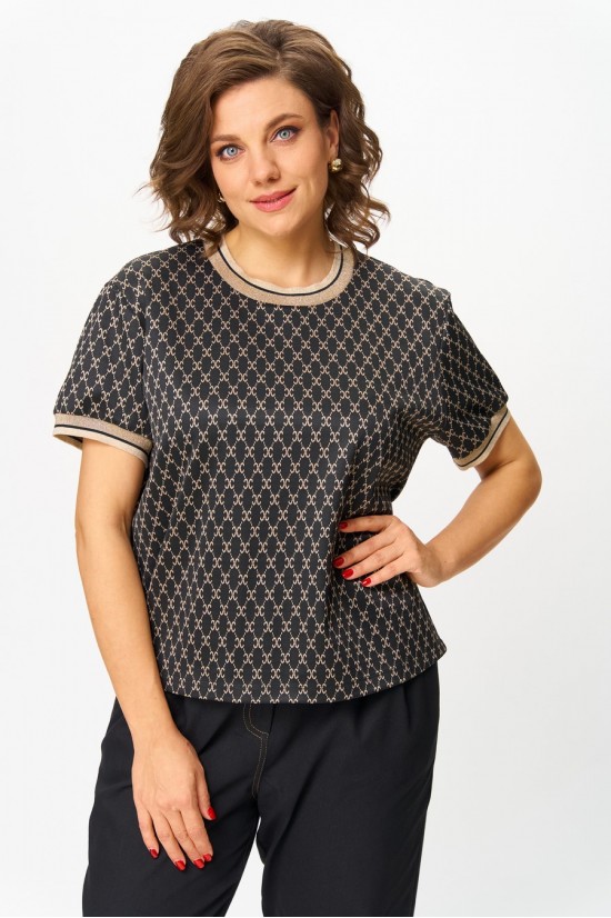 ANDINA CITY 3014-25 чёрный с бежевым