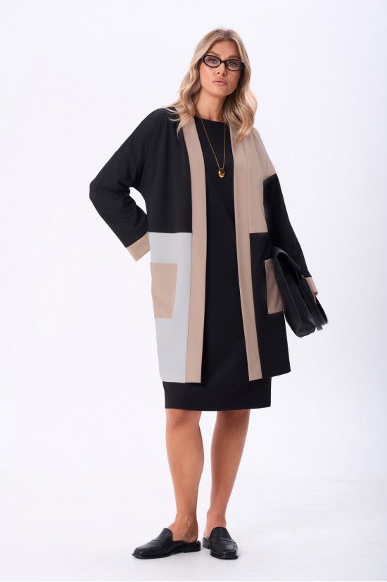 Anastasia 1276.1 черный+серый+беж