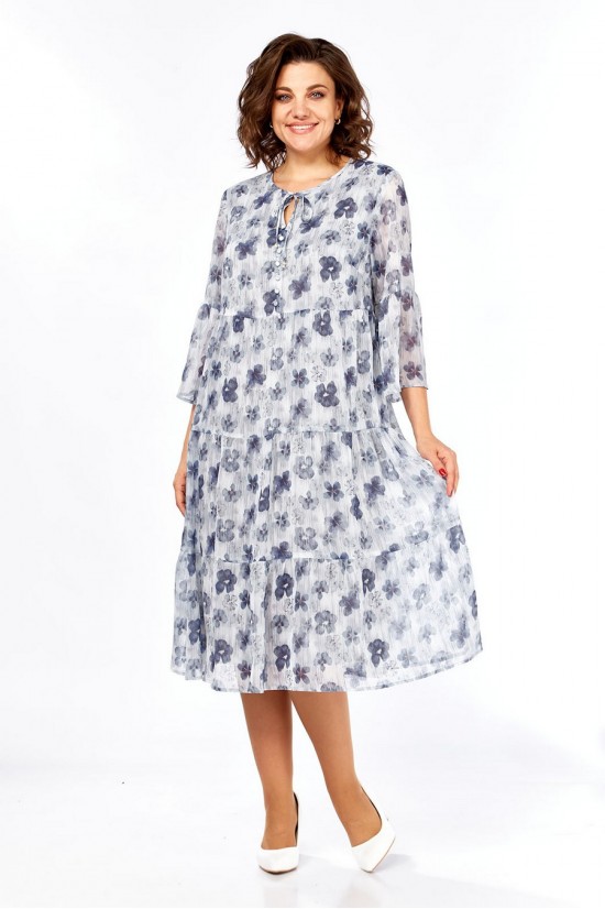 Lady Style Classic 3007/1 синий с серым