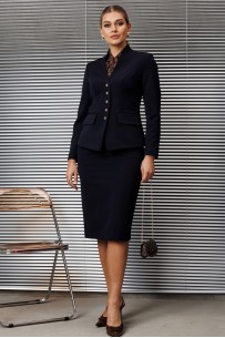 Мода Юрс 25-2808 синий цветы Мода Юрс 25-2808 синий цветы