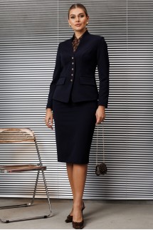 Мода Юрс 25-2808 синий цветы