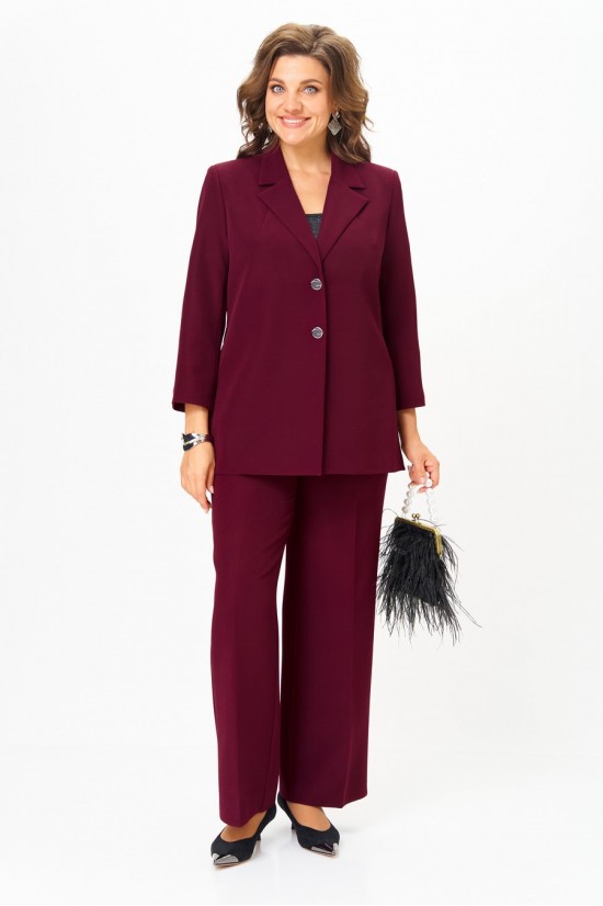 Vilena fashion 1094 бургунди