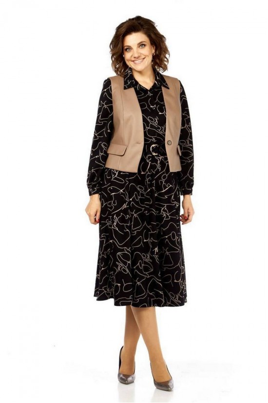 Милора-стиль 1380/1 черный/ капучино