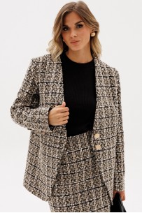 EOLA 2954 бежево-черная клетка