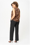 Vilena fashion 1121 черный+леопард