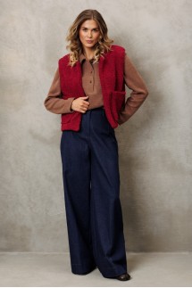 Gizart 5408/1 бордовый, синий