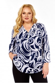 ABBI style 4071 синий принт