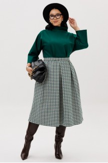 Anastasia 1304 изумрудный/гусиная лапка