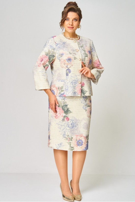 БелЭльСтиль 861+557 молочный твид