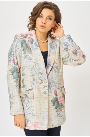 БелЭльСтиль 762 молочный твид