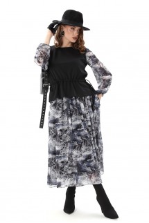 NIKVA 740-19 чёрный/абстракция