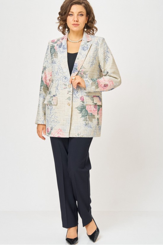 БелЭльСтиль 762+596 молочный твид