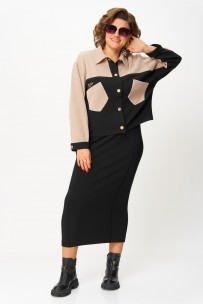 Карина Делюкс 1399 черно-бежевый Карина Делюкс 1399 черно-бежевый