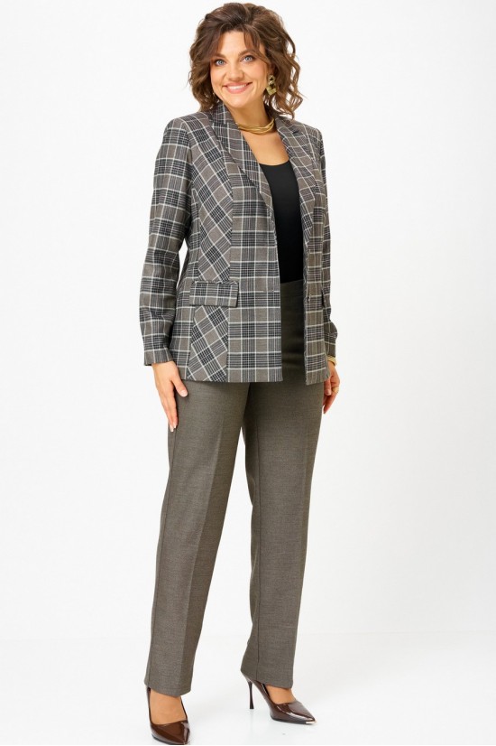 БелЭльСтиль 412+609 клетка + коричневый