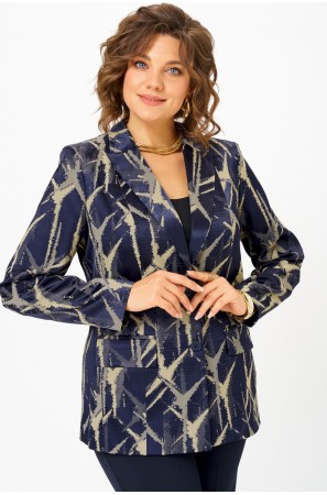 БелЭльСтиль 412 синий+золото