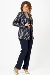 БелЭльСтиль 412+596 синий+золото БелЭльСтиль 412+596 синий+золото