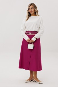 MaVie 722 белый+фуксия