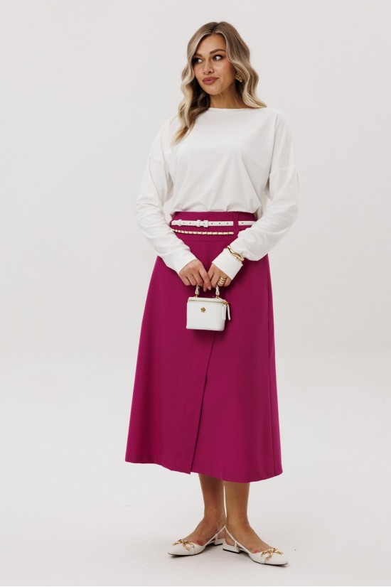 MaVie 722 белый+фуксия