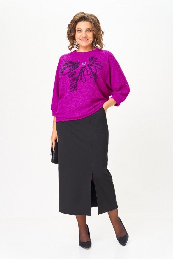 Michel chic 1407 пурпурный, черный