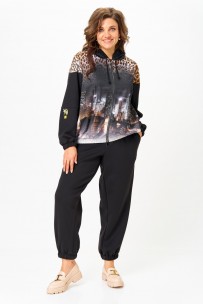 Solomeya Lux 946/449 черный+ лео Solomeya Lux 946/449 черный+ лео