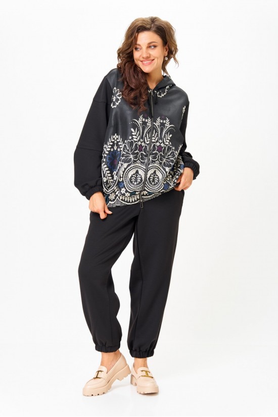 Solomeya Lux 946/449А черный+вышивка