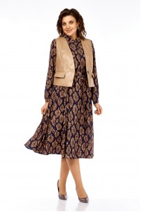 Милора-стиль 1380/1 черный + капучино (соты)