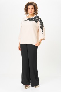 RUMODA 2278 бежевый_черный дл.р.